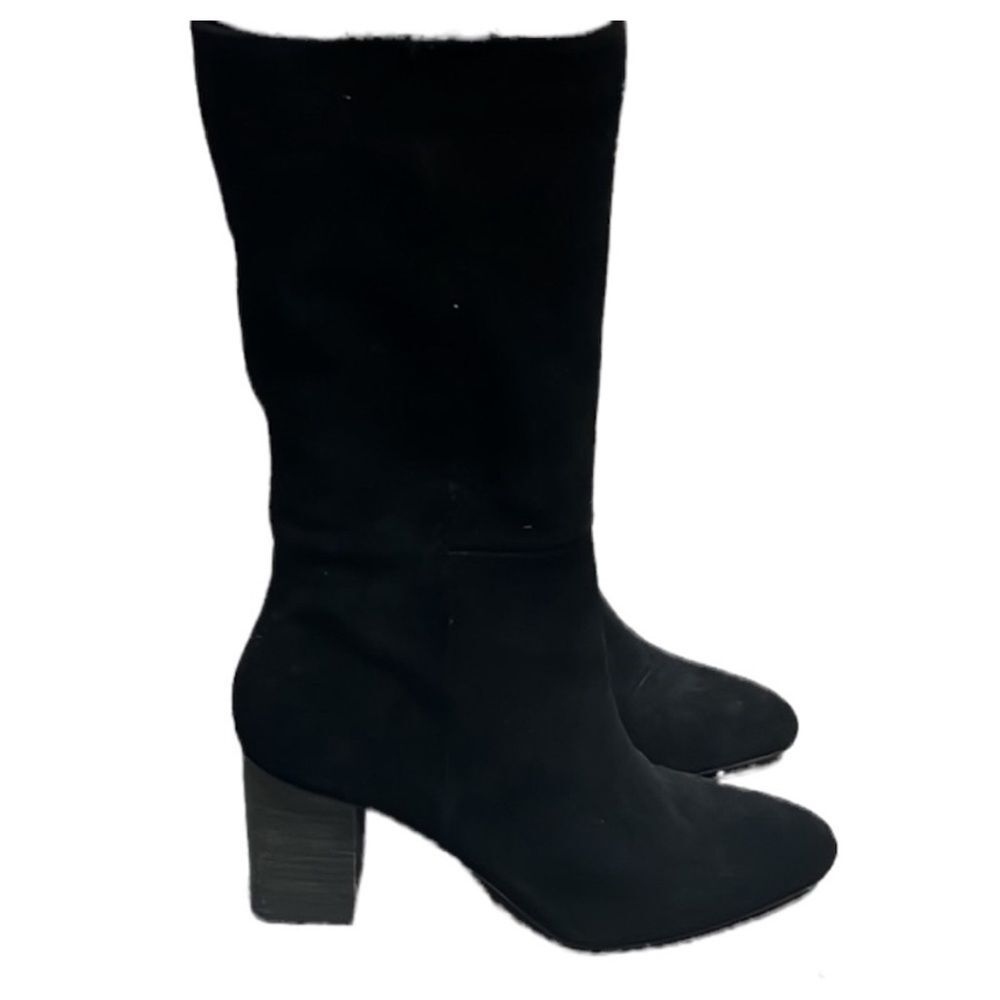 Splendid Black Suede Boots Size 8.5